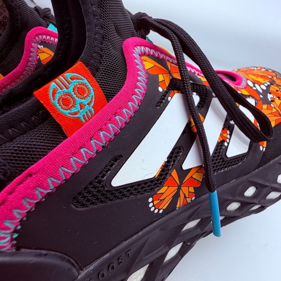 WEB BOOST DAY OF THE DEAD MENS RUNNING SHOE PRIMEKNIT MONARCH
BUTTERFLIES ORANGE - Picture 9 of 11